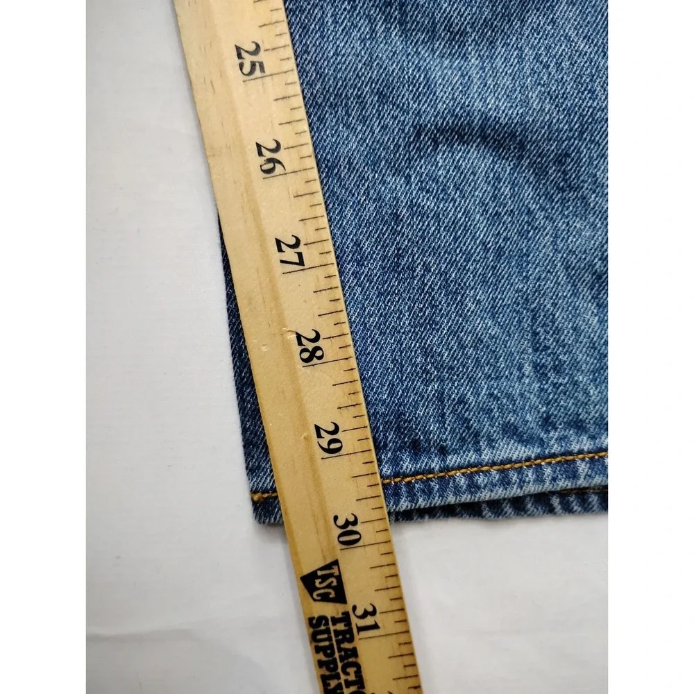 Levis 501 Jeans Mens 38x34 Blue Straight Fit Button Fly Denim Pants (Fits 36x30)